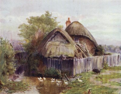 Het New Forest: Een huisje in Bartley door Walter Frederick Roofe Tyndale
