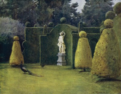 Het Nieuwe Woud: Bowling Green in Brokenhurst Park door Walter Frederick Roofe Tyndale