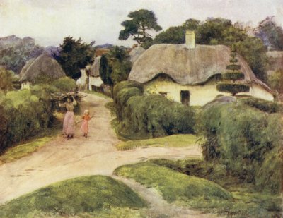 Het Nieuwe Woud: Furzy Lodge, bij Beaulieu door Walter Frederick Roofe Tyndale