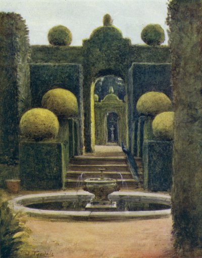 Het New Forest: In Brokenhurst Park Garden door Walter Frederick Roofe Tyndale