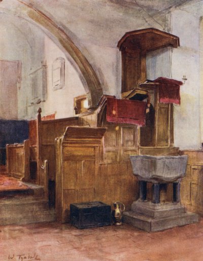 Het Nieuwe Woud: Minstead Kerk door Walter Frederick Roofe Tyndale