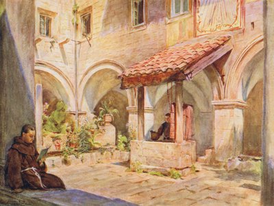 De Bovenste Klooster bij San Francesco, Ragusa door Walter Frederick Roofe Tyndale