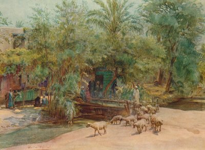 Het dorp Marg, ca. 1905, 1912 door Walter Frederick Roofe Tyndale