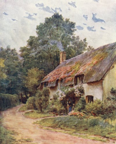 Wessex: Een typische Wessex-cottage door Walter Frederick Roofe Tyndale