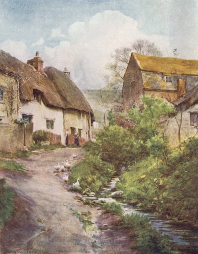 Wessex: De molenhuisjes in Sutton Poyntz, nabij Weymouth door Walter Frederick Roofe Tyndale