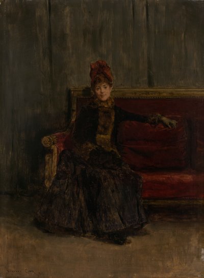 Zittende Dame door Walter Gay
