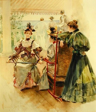 Op de Veranda door Walter Granville Smith