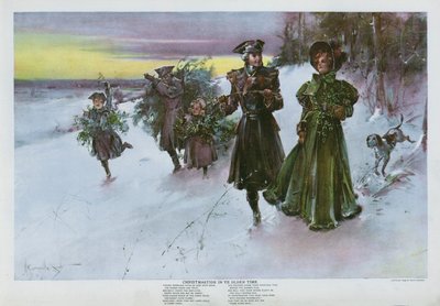 Kerstmis in de oude tijd door Walter Granville Smith