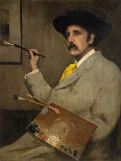 Portret van de kunstenaar door Walter Greaves