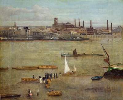 De Plumbago Fabriek, Battersea door Walter Greaves