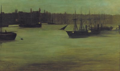 De Pool van Londen, ca. 1866-1899 door Walter Greaves