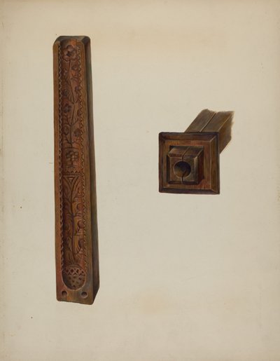 Kaarvorm, ca. 1939 door Walter Hochstrasser