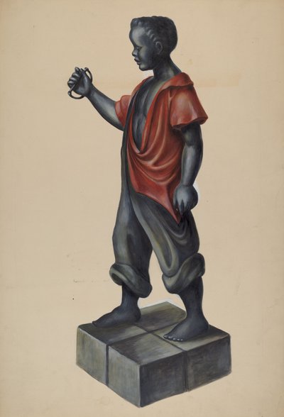 Paalklem, ca. 1937 door Walter Hochstrasser