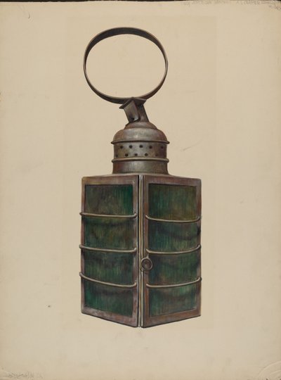 Lantaarn, ca. 1938 door Walter Hochstrasser