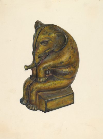 Speelgoedbank: Olifant door Walter Hochstrasser