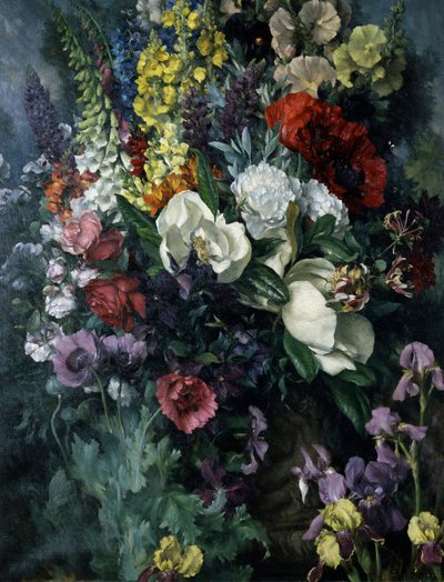 Stilleven van bloemen door Walter John James
