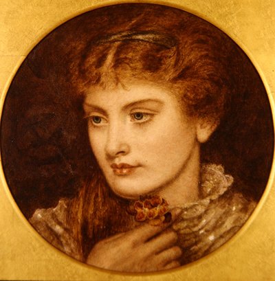 Portret van Emily Knewstub door Walter John Knewstub