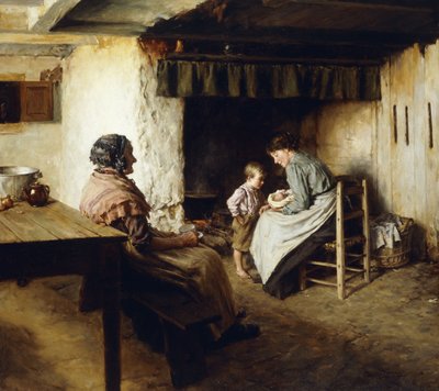 De nieuwe aankomst door Walter Langley