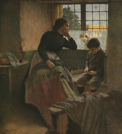 De tedere gratie van een dag die voorbij is, late 19e eeuw, ca. 1930 door Walter Langley
