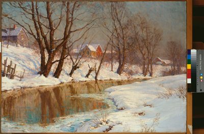 Winterochtend door Walter Launt Palmer