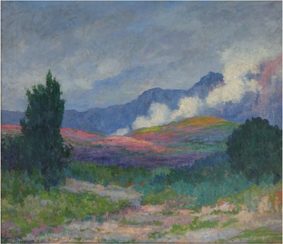 Wolken in een bergketen, c.1915 door Walter Navazio de