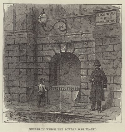 De Poging om het Herenhuis op te blazen door Walter Paget