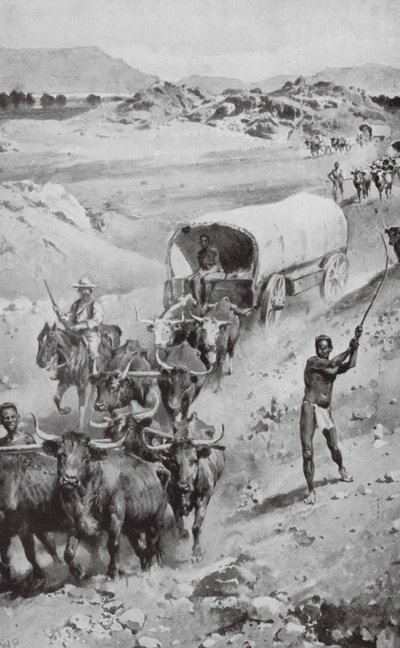 De Grote Boeren Trek naar Natal in 1835-36 door Walter Paget