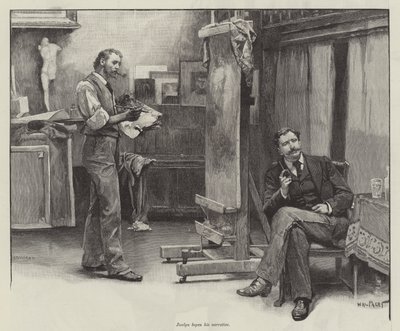 De achtervolging van de geliefde, door Thomas Hardy door Walter Paget