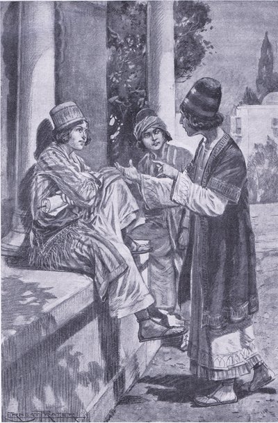 De belofte van drie kameraden door Walter Paget