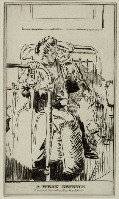 Een Zwakke Verdediging, ca. 1911 door Walter Richard Sickert