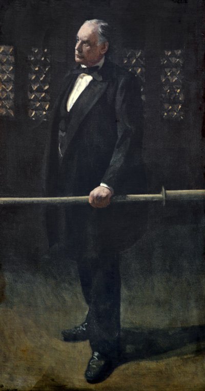 Charles Bradlaugh aan de Bar in het Lagerhuis door Walter Richard Sickert
