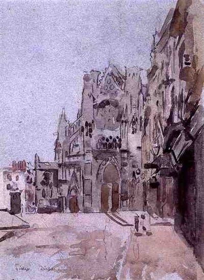 Dieppe door Walter Richard Sickert