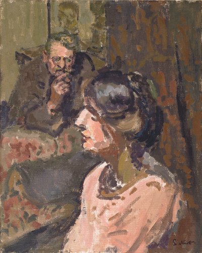 Hubby en Marie, c.1912 door Walter Richard Sickert