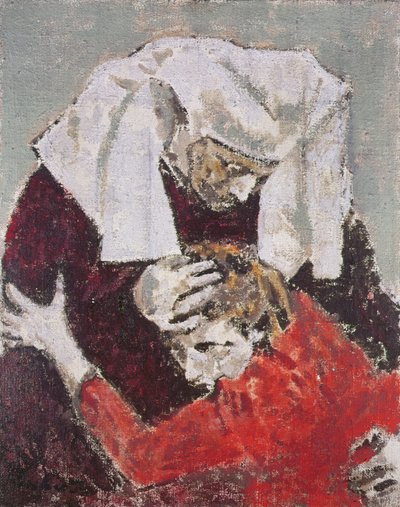 Juliet en haar verpleegster, 1935/6 door Walter Richard Sickert