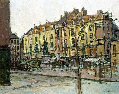 La Place Nationale met le Grande Duquesne, Dieppe door Walter Richard Sickert