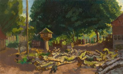 La Scierie de Torqueville (ook bekend als Le Vieux Columbier) door Walter Richard Sickert