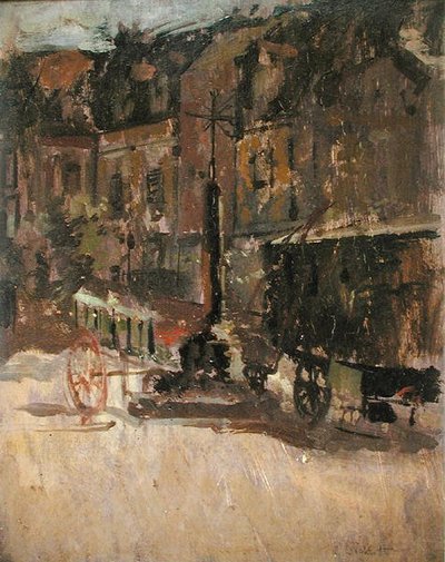 Marktkruis, Dieppe door Walter Richard Sickert