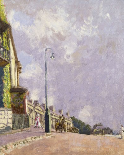 Het huis van meneer Sheepshank, Camden Crescent, Bath door Walter Richard Sickert