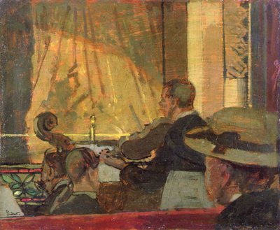 Muziekhal door Walter Richard Sickert