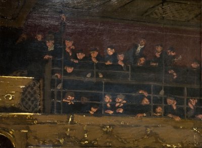 Noctes Ambrosionae, Galerie van de Oude Mogul, 1906-07 door Walter Richard Sickert