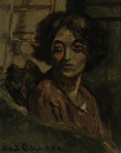 Portret van een vrouw - Therese Lessore, ca. 1927 door Walter Richard Sickert