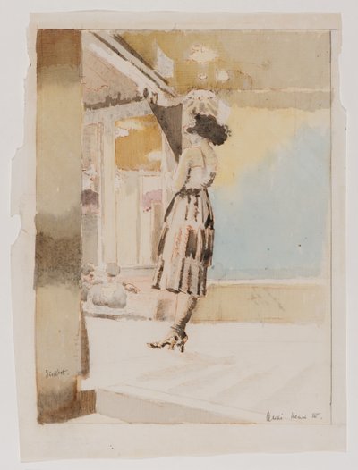 Quai Henri IV, 1920 door Walter Richard Sickert