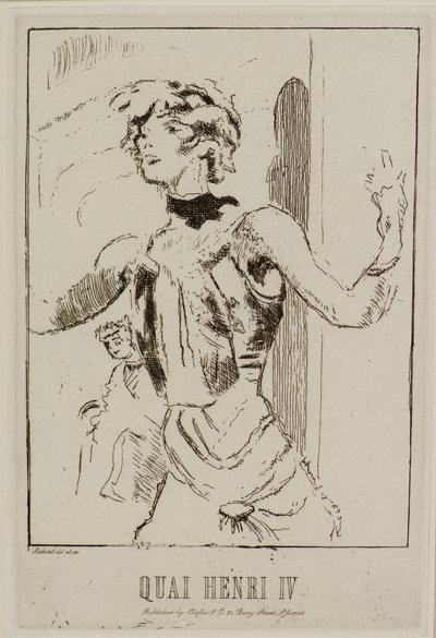 Quai Henry IV door Walter Richard Sickert