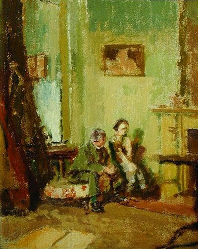 Het Verhaal Vertellen, ca. 1914 door Walter Richard Sickert