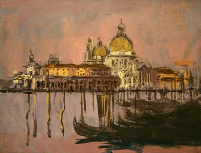 De Dogana en Santa Maria della Salute door Walter Richard Sickert