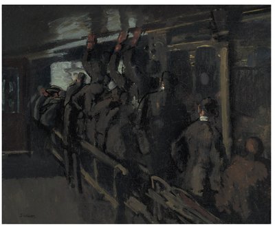 De Galerij bij de Oude Mogul door Walter Richard Sickert