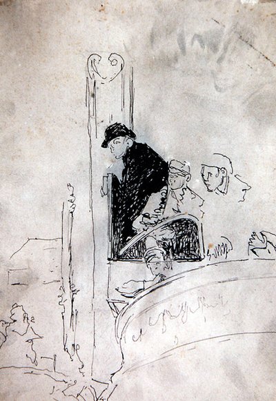 De Galerij van de Oude Bedford, c.1895-1900 door Walter Richard Sickert