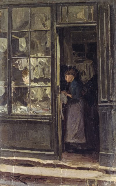De Wasserij door Walter Richard Sickert
