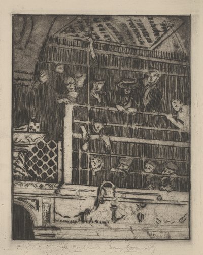 The Old Mogul Tavern, Drury Lane door Walter Richard Sickert