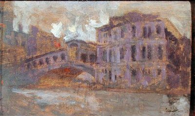 De Rialtobrug en Palazzo Camerlenghi door Walter Richard Sickert